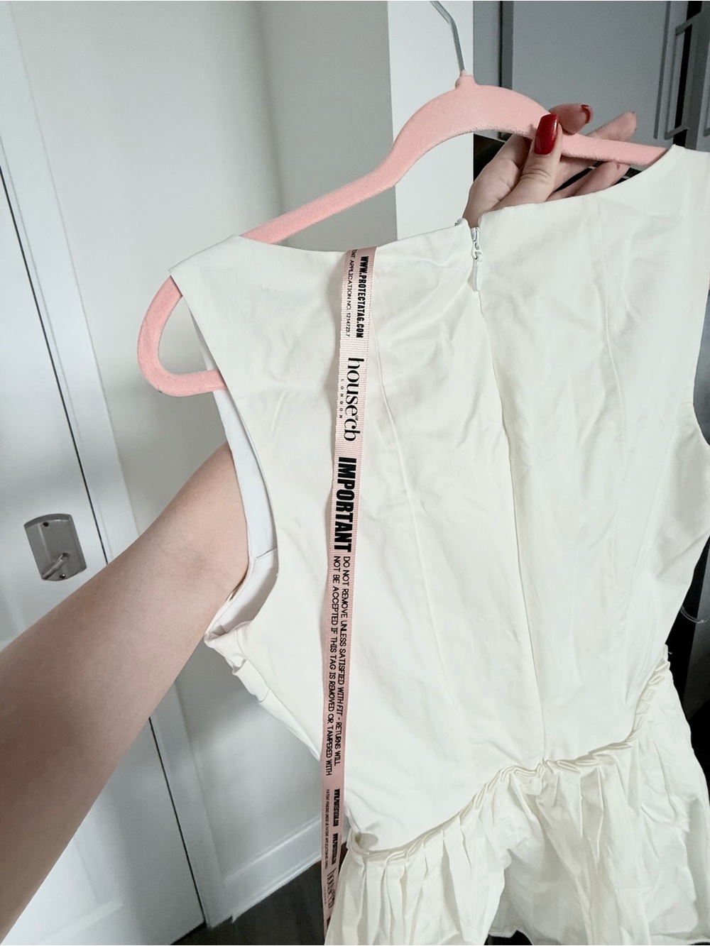 House of CB New with tags White Corset Mini Dress - Picture 7 of 7